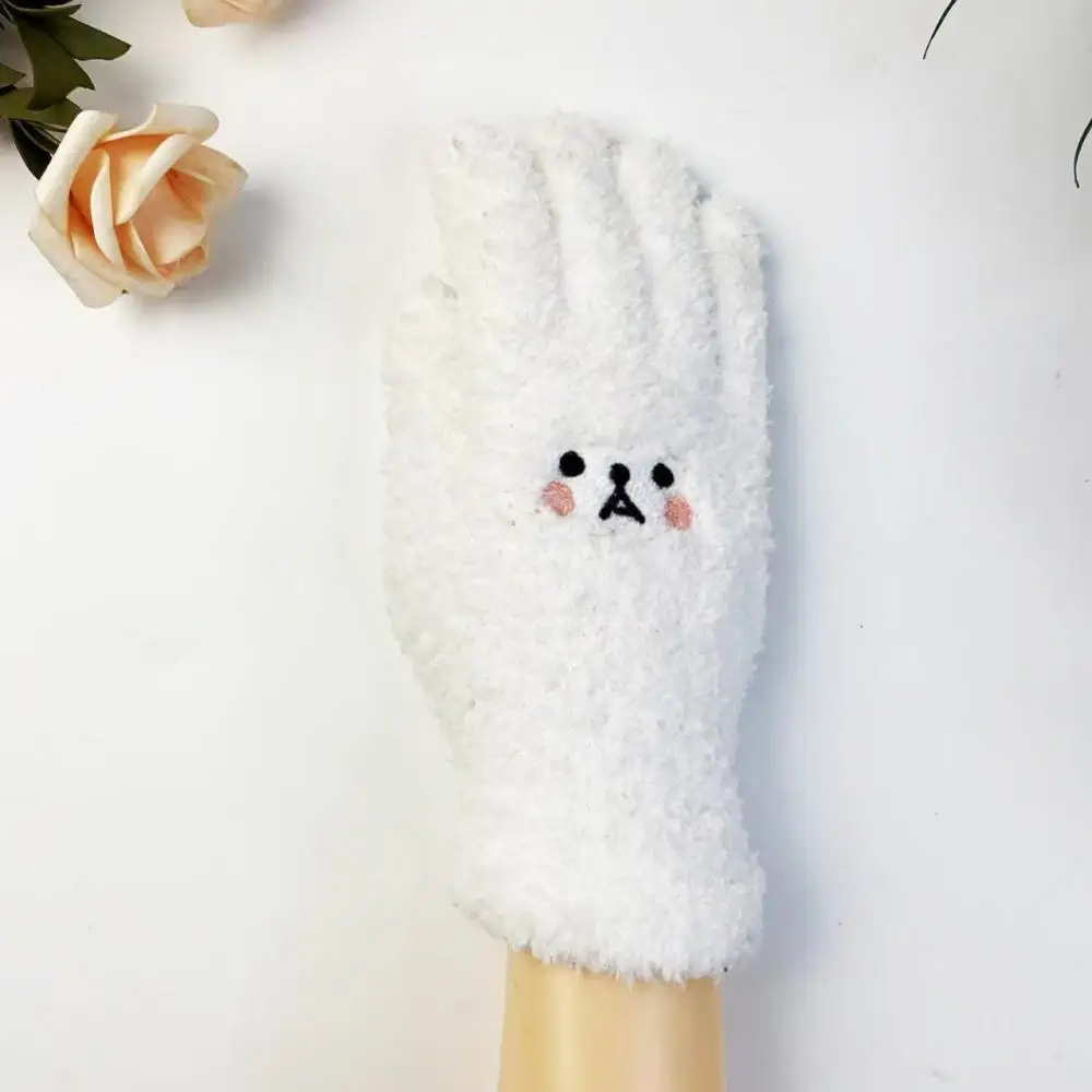 1 ~ 10 Paar Het Ontwerp Van Het Uitstrekken Van Vijf Vingers Kunt U Vrij Bewegen Thermische Handschoenen Fijn Vakmanschap Handschoen