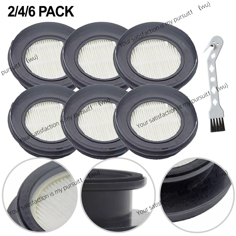 2/4/6*Filter Cleaning Brush For SunSare X7A-US Cordless Vacuum Cleaner,For V7 HEPA Filter Fieety Cordless Vacuum Cleaner Parts
