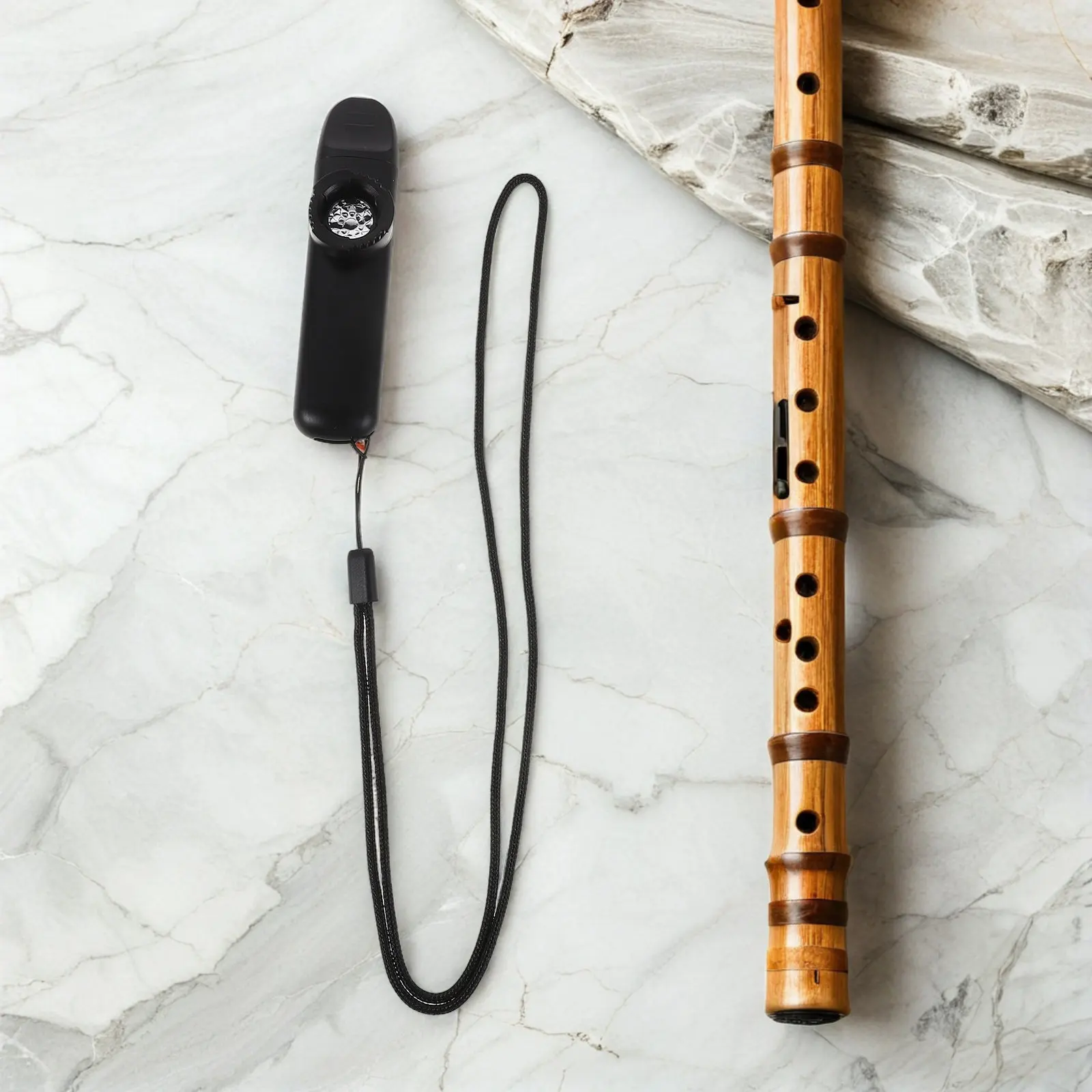 Kazoo Musical Instrument ABS Classic Black Portable Lightweight Easy to Play Beginner Friendly for Guitar Ukulele Piano Music