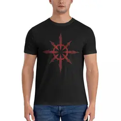 Chaos Blood Men's T Shirt W-Warhammer 40k Vintage Tees Short Sleeve Crew Neck T-Shirts Pure Cotton Printed Clothing