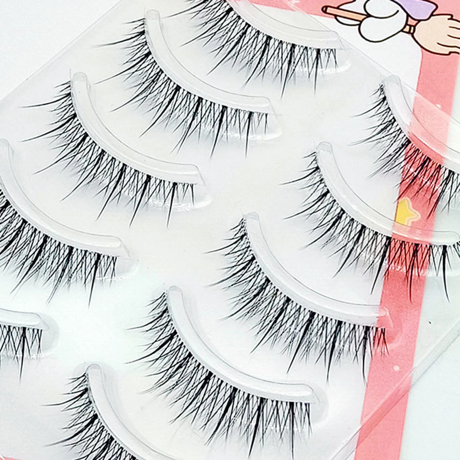 Natural Long Eyelashes maga lash strip Makeup Soft Simulation Eyelashes for Beauty Blogger Makeup Supplies