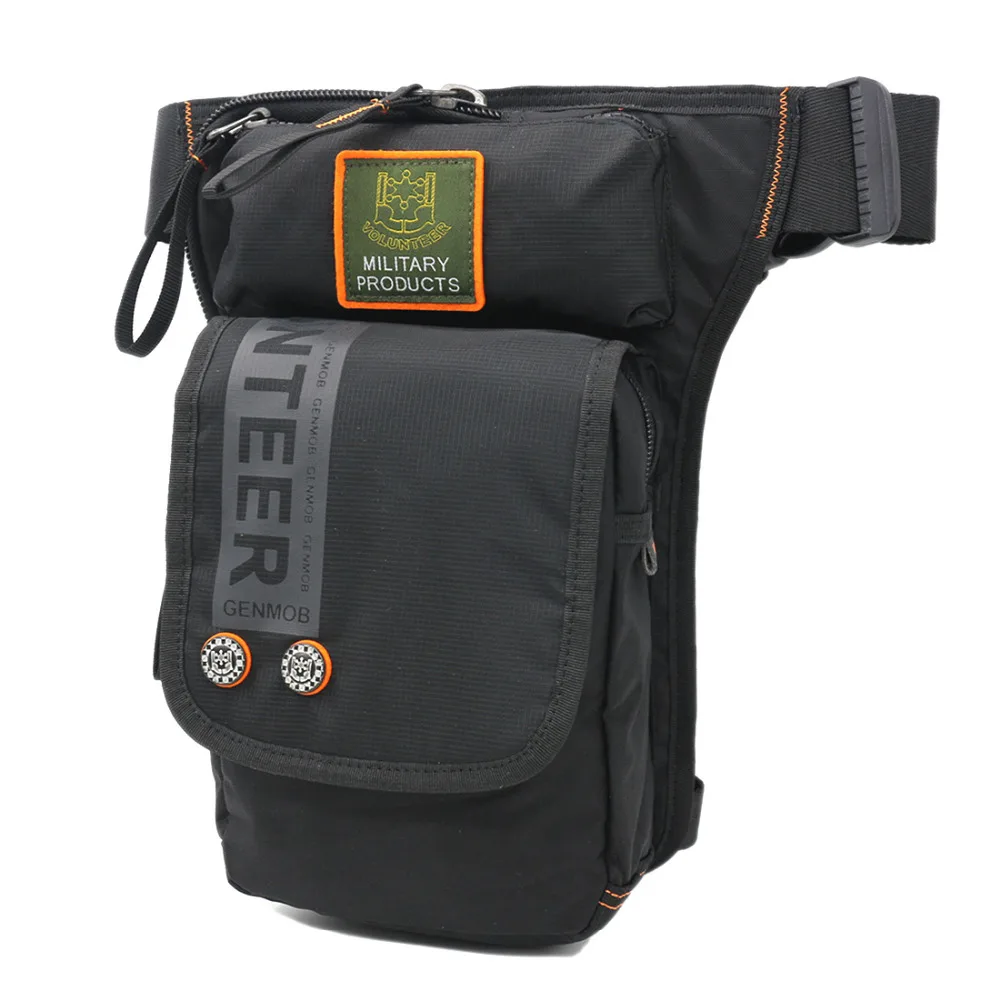 Oxford Hip Drop Leg Bag para homens, Bum Belt Fanny, cintura, sacos de coxa para assalto, viagem de motociclista, qualidade superior