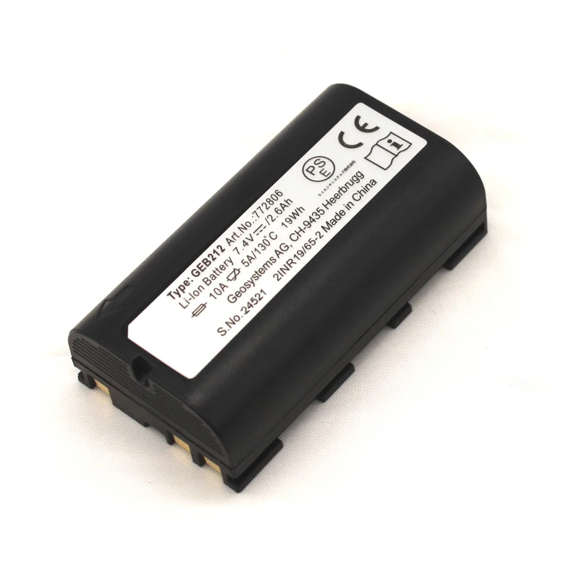 Battery GEB212 Compatible with Leic TPS1200 Total Station RX900/RX1200/ATX900/ATX1230 GNSS