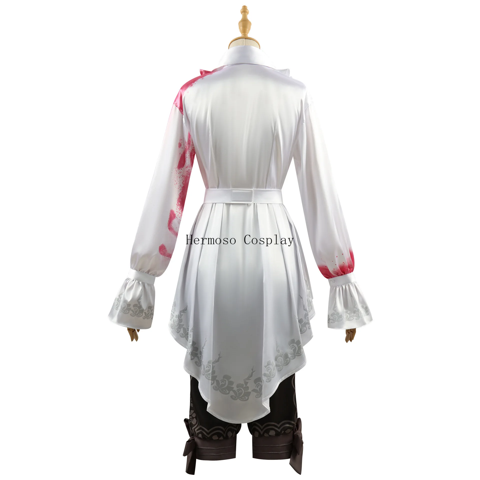 2024 Joseph Desaulniers Cosplay Costume gioco identità V uniforme Top pantaloni parrucca Halloween Party Convention Outfit per uomo donna