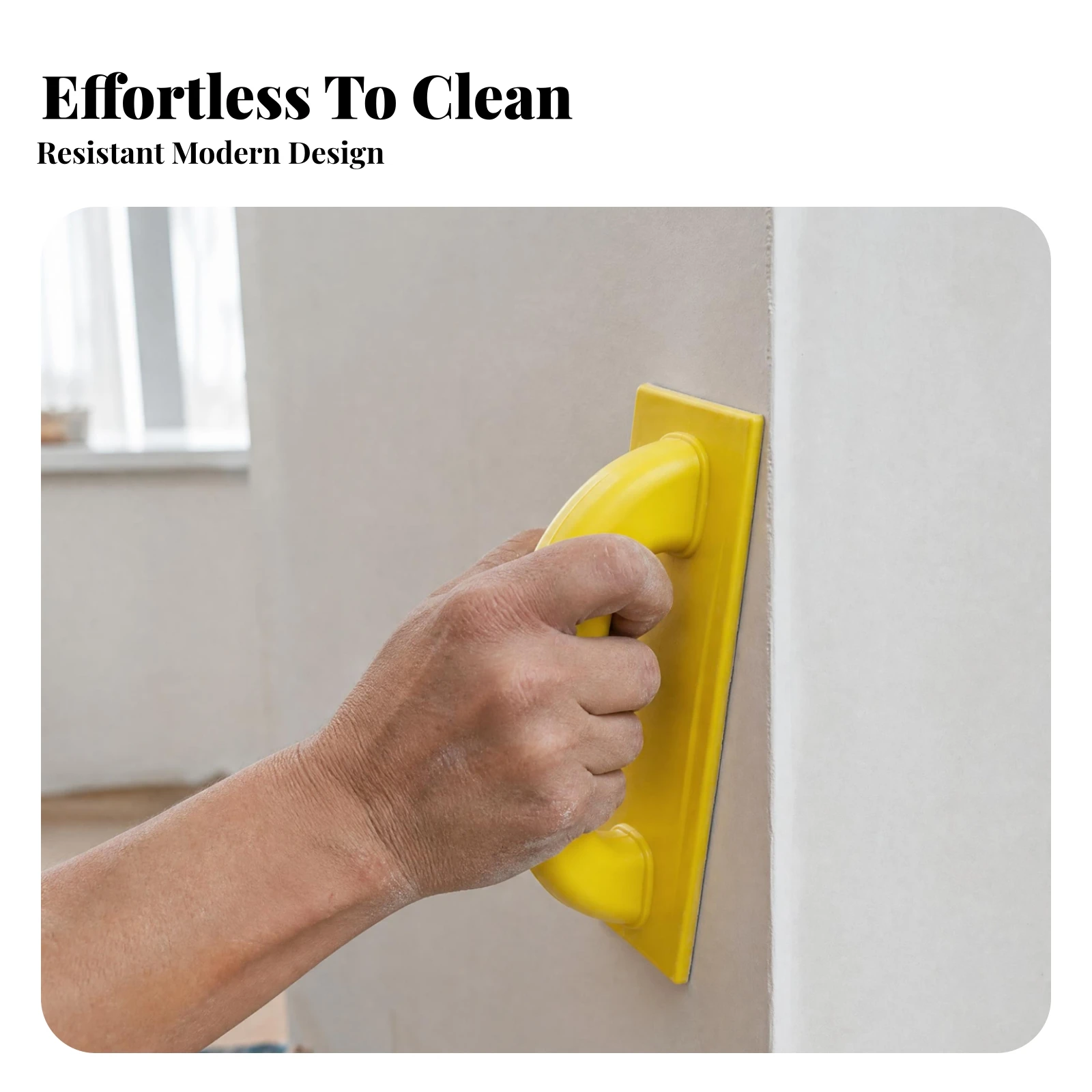 

Corner Sanding Tool Self-Adhesive Hand Sanding Holder Drywall Corner Sander Built-in Handle