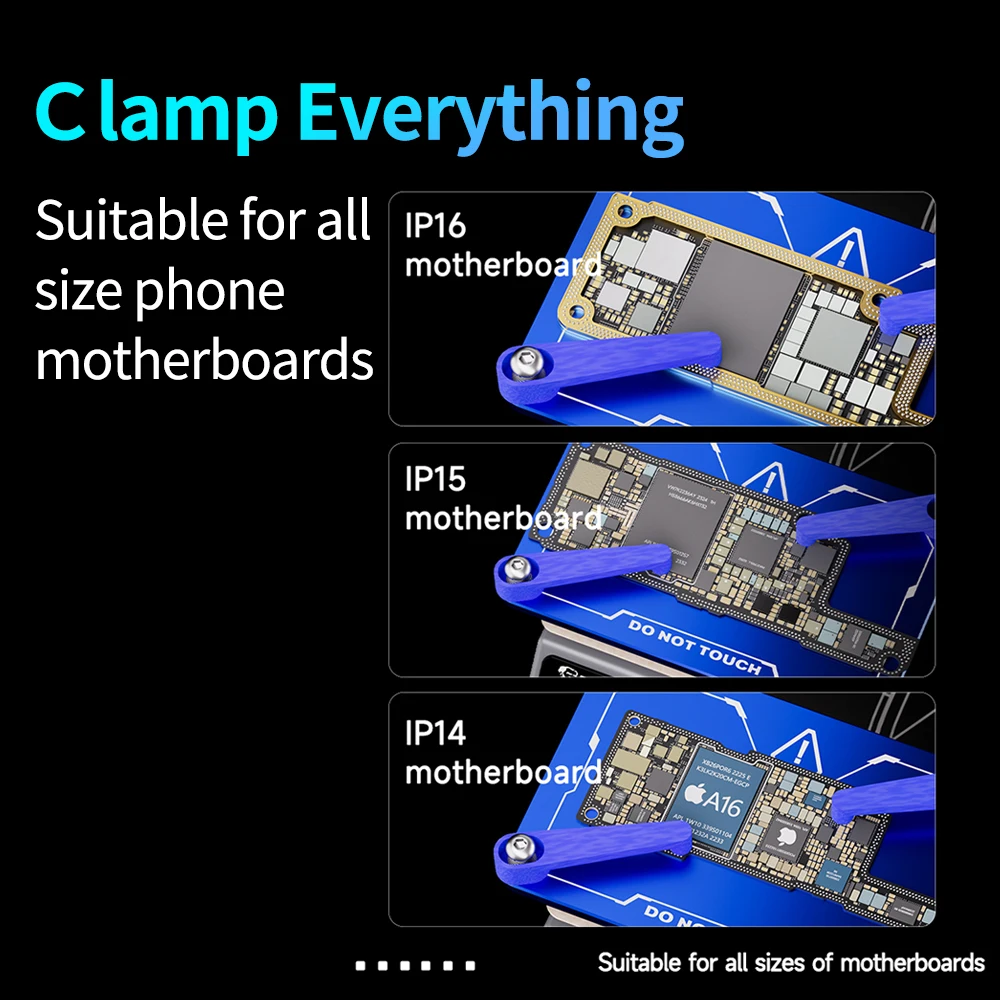 MECHANIC IX5 마더보드 레이어링 주석 심기 접착제 제거 가열 테이블 도구용 울트라 범용 예열 레이어링 플랫폼