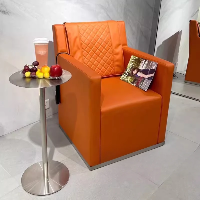 

Barber Chair Cushioned Seat Stylish Appearance Ultimate Comfort Durable Construction Home Use Salon Classic Design Furniture