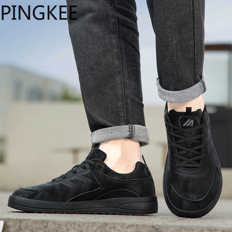 PINGKEE VENOCON minimalistyczne szerokie ToeBox stopy boso sportowe zimowe buty w stylu casual mężczyźni kobiety trampki obuwie buty męskie