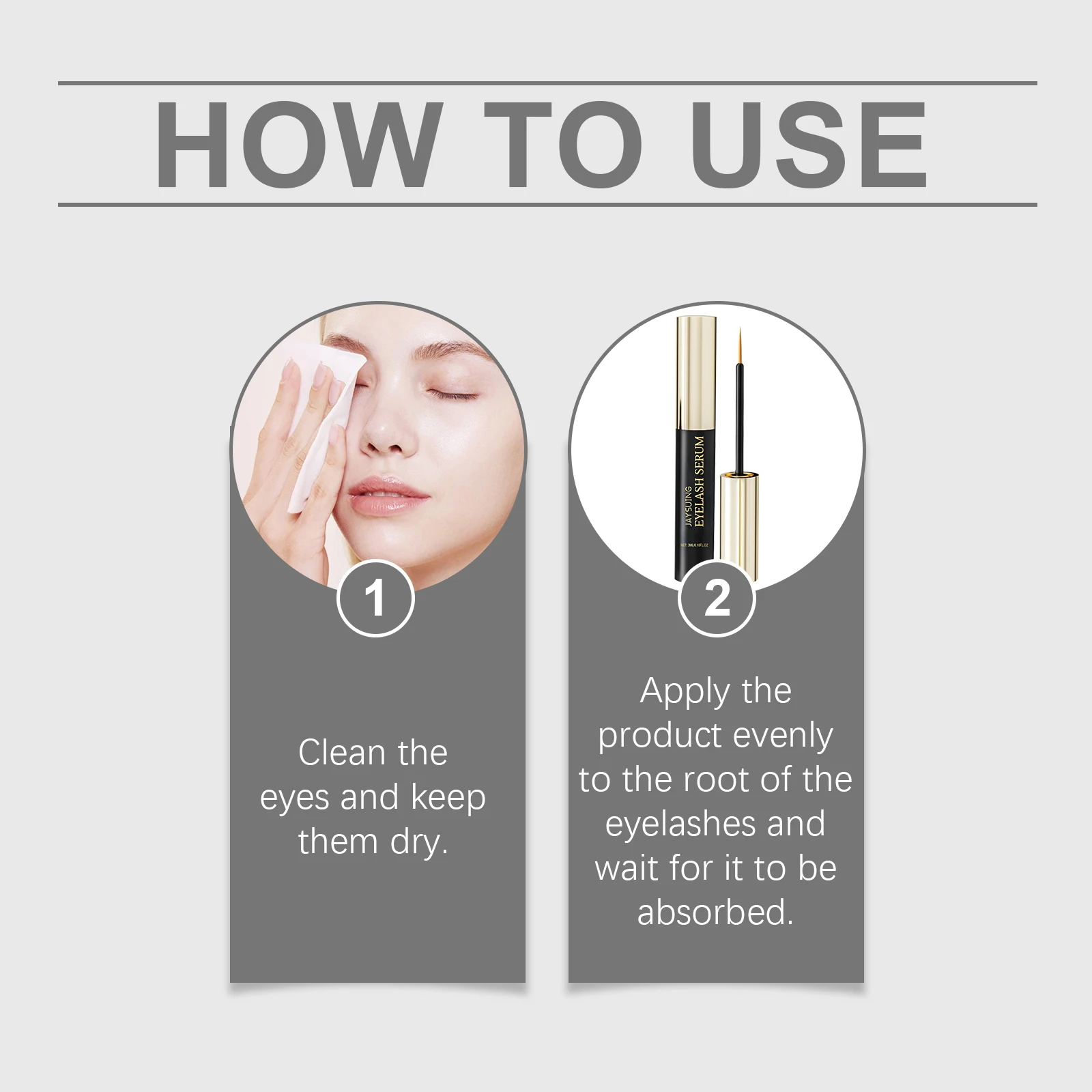 Suero para el crecimiento de pestañas, potenciador natural de pestañas, tratamiento para pestañas más largas, más gruesas y rizadas, productos para el cuidado de los ojos, maquillaje