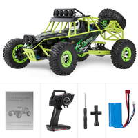 Wltoys 1/12 Full Scale RC Car 50km/h High Speed RC Car 2.4G 4WD Off Road Car RC Rock Crawler Cross-country Outdoor RC Truck