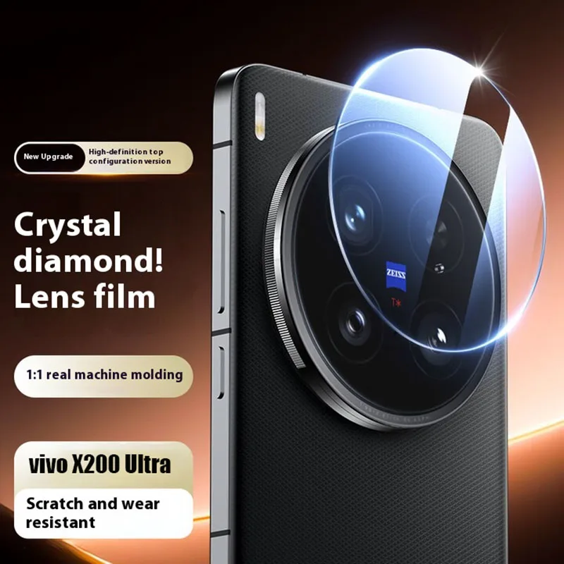 3D Clear Camera Lens Protector For Vivo X200 mini Back Camera Screen Protector Lens Tempered Glass For Vivo X200 Ultra X200s Pro