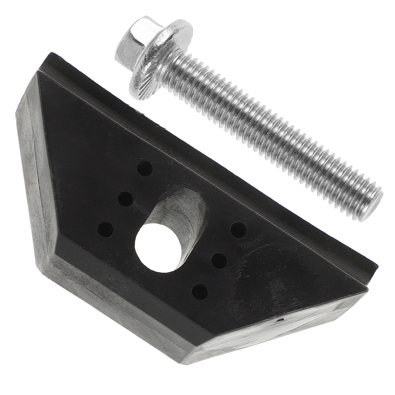 Kit de sujeción para coche con juego de pernos, abrazadera de Base Universal negra para amarre estable de vehículos y reparación de automóviles