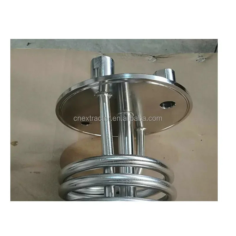 Stainless Steel  Triclamp  Tank   Lid  with  NPT  fitting  and  cooling  coil