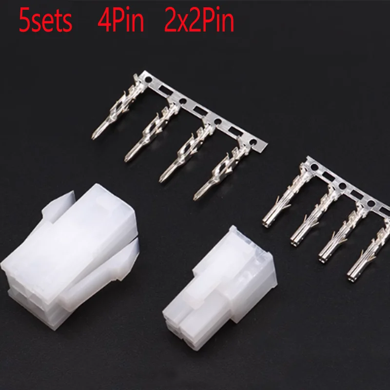 5Sets 5557/5559 2x2/3/4/5/6/7/8/9/10/11/12Pin 24Pin 4.2mm Pitch Terminal/Housing/Pin Header Wire Connector Adaptor 5557 5559