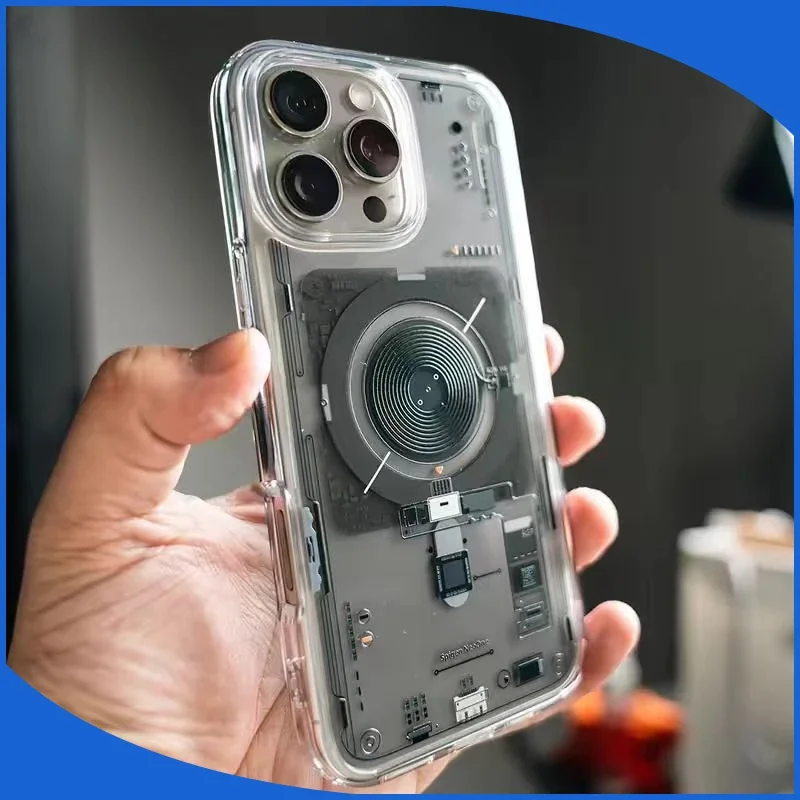 Новый продукт, подходящий для Apple iPhone 16, чехол для телефона Pro Max, чехол SGP с новой технологией, 3D цветная печать, магнитная защита телефона