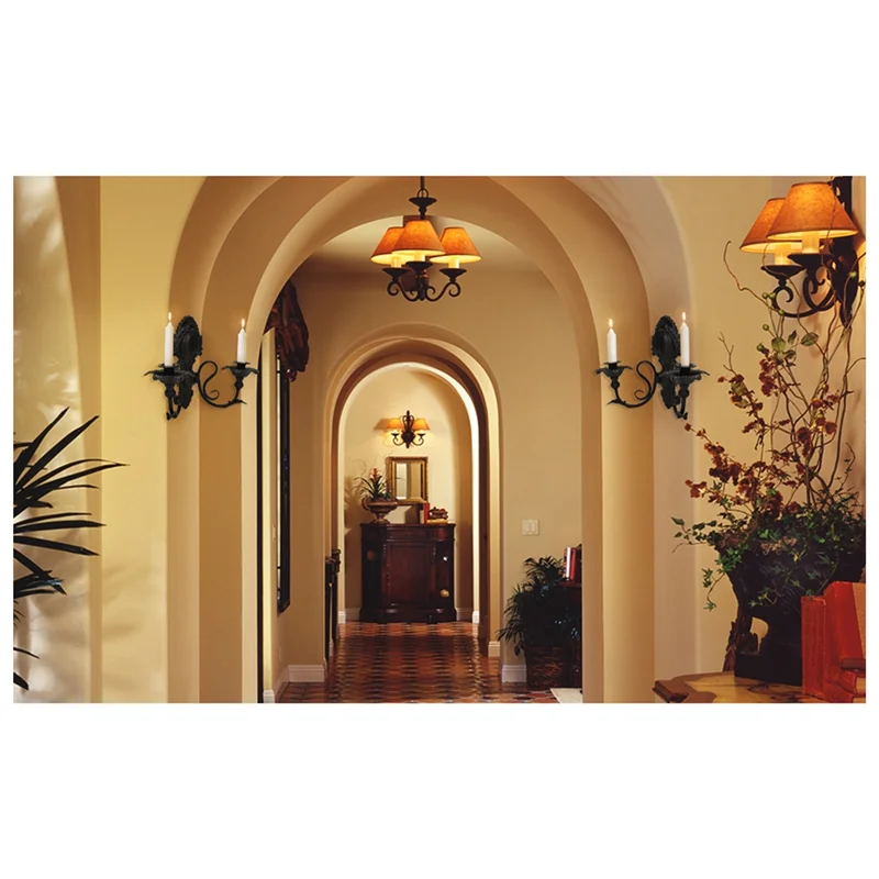 

AT29-Metal For Stick Candles Wall Sconces Candelabra Decorations Ideal For Bedroom Table Centerpieces Home Room