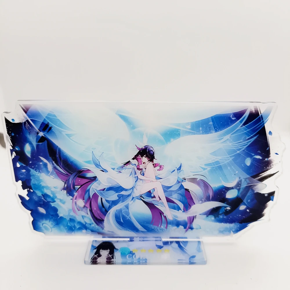 Figurki Genshin Impact Lauma Arlecchino Akrylowe Modele Anime Flins Jahoda Durin Kolekcjonerskie Dekoracje na Biurko Breloczki Prezent — zdjęcie 6