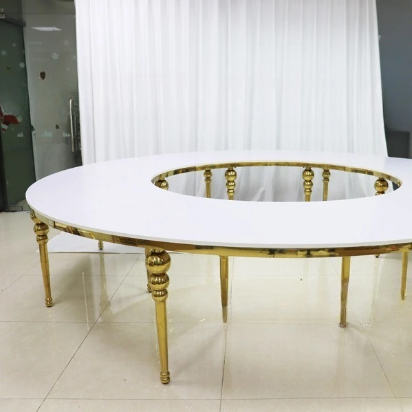 Round dining table, special-shaped dining table U-shaped table