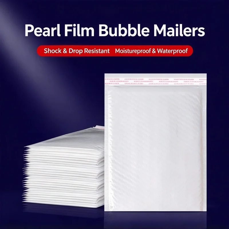 50pcs White Foam Envelope Transport Bag Self Adhesive Waterproof Packaging Bag Suitable For Packaging And Mailing