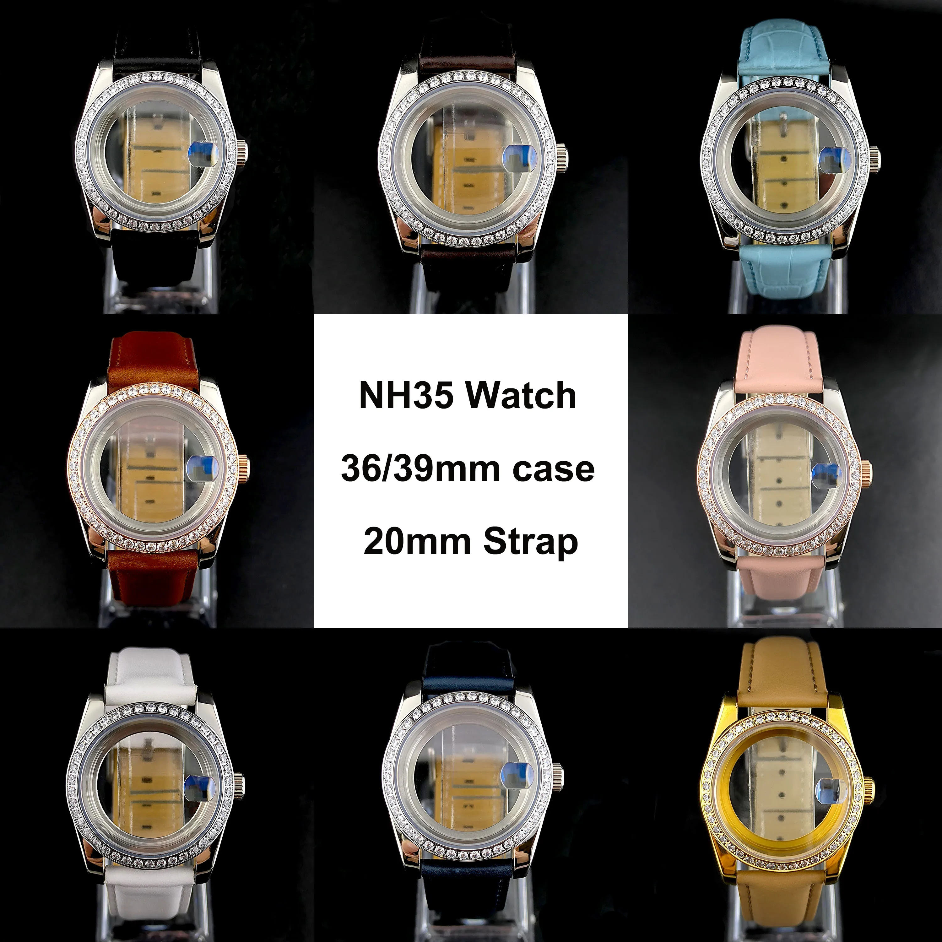 39Mm NH35 Watch Cas… - image