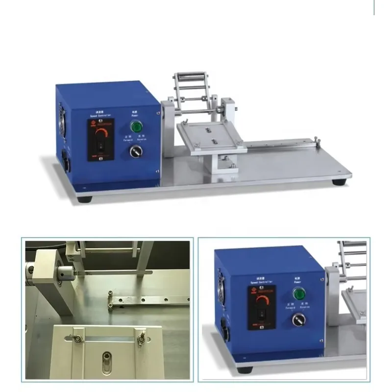 Avvolgitore automatico con motore elettrico per batteria prismatica