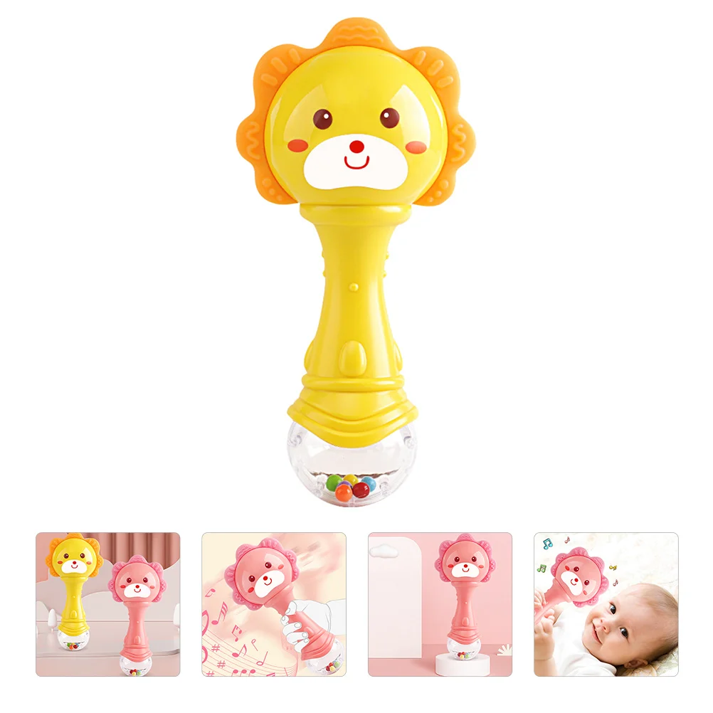

Infant Rattle Plastic Handheld Musical Training Plaything Baby Early Education Hand Shaking Bell Newborn Grasp