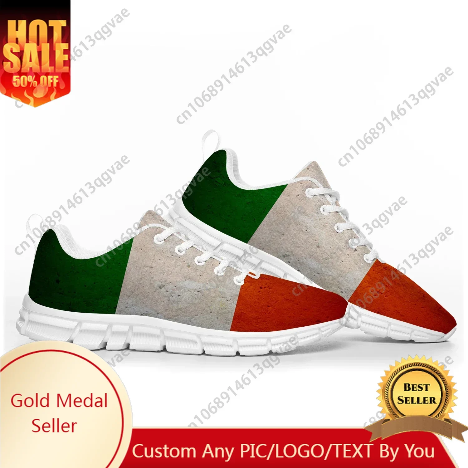 

Italian Flag Sports Shoes Mens Womens Teenager Sneakers Italy Casual Custom High Quality Couple Shoes