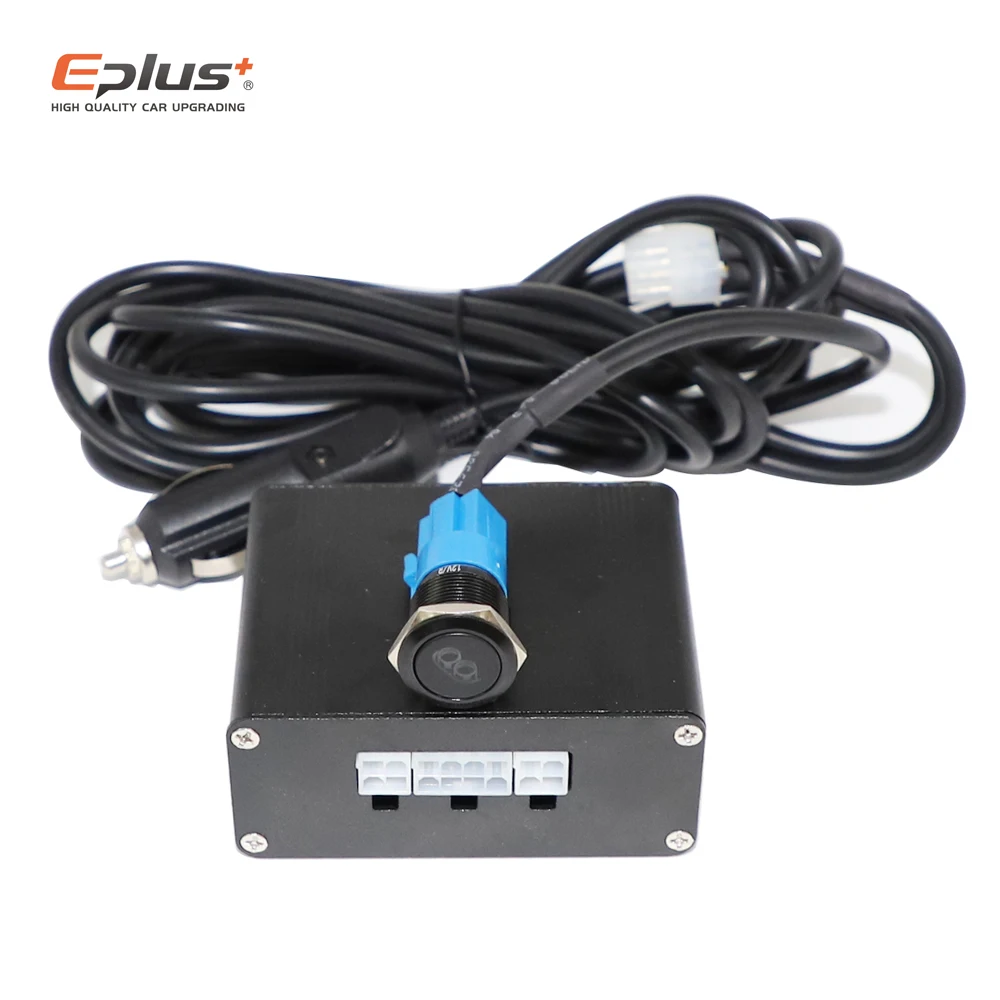 EPLUS Car Exhaust Pipe Electronic Valve Kit Universal 51 63 76MM button Controller Kit Controller Switch