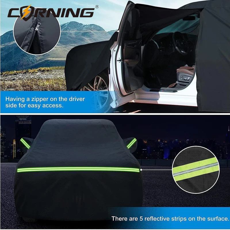 

Pickup Cover Snow Vehicle Sunshade Car Tents Anti Scratch Flower Outdoor Dustproof Awning Frost Prevention Exterior Accessories