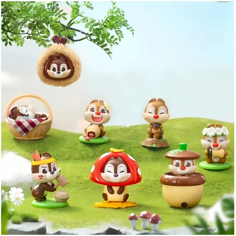 

100% Genuine Chip & Dale Chestnut Fight Series Blind Box Trendy Toy Anime Action Figure Ornaments Customized Girl Gift