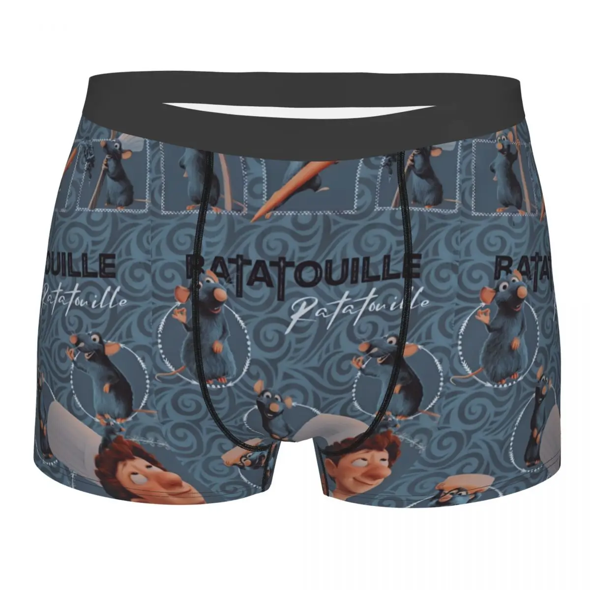 

Custom Ratatouille Remy Manga Hot Boxer Shorts For Homme 3D Printed Cartoon Underwear Panties Briefs Soft Underpants