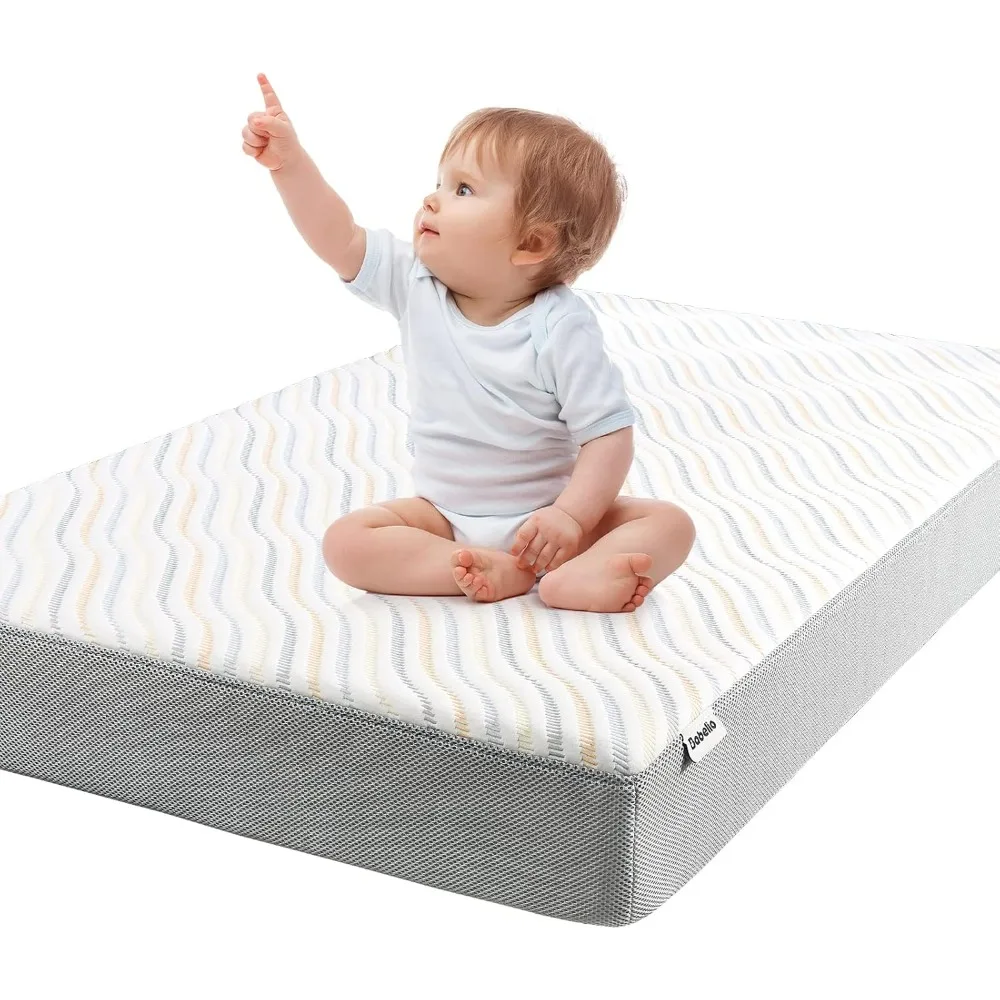 Toddler Mattress | Certified Biobased Mattress | Washable Soybean Fiber Mattress