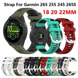 時計用シリコンウォッチバンド,Garmin vivoactive 4, 3,土産2, 3, Forerunner 245, 265, 255, 745, 18mm, 20mm, 22mm