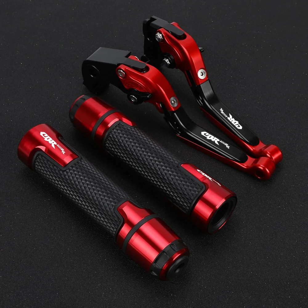 

Motorcycle Accessories Adjustable Brake Clutch Levers Handlebar Handle Hand Grips FOR HONDA CBR600RR CBR 600RR 2003 - 2006 2005
