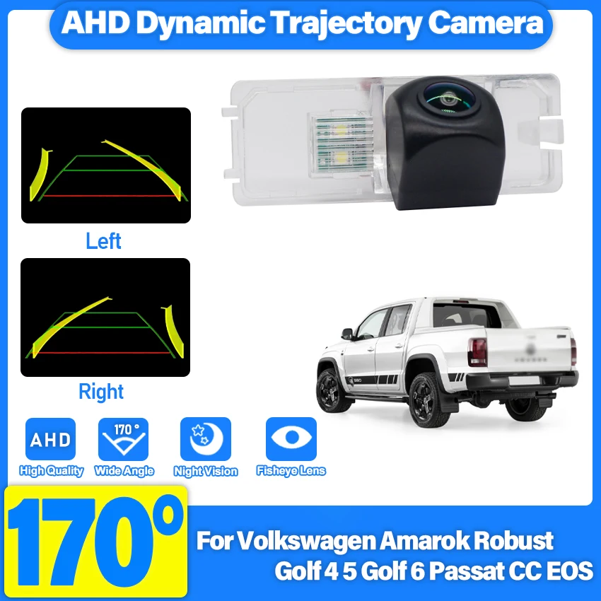 

Беспроводная камера заднего вида для Volkswagen Amarok, Golf 4, 5, Golf 6, Passat CC, EOS, автомобильная камера заднего вида с HD-качеством и ночным видением