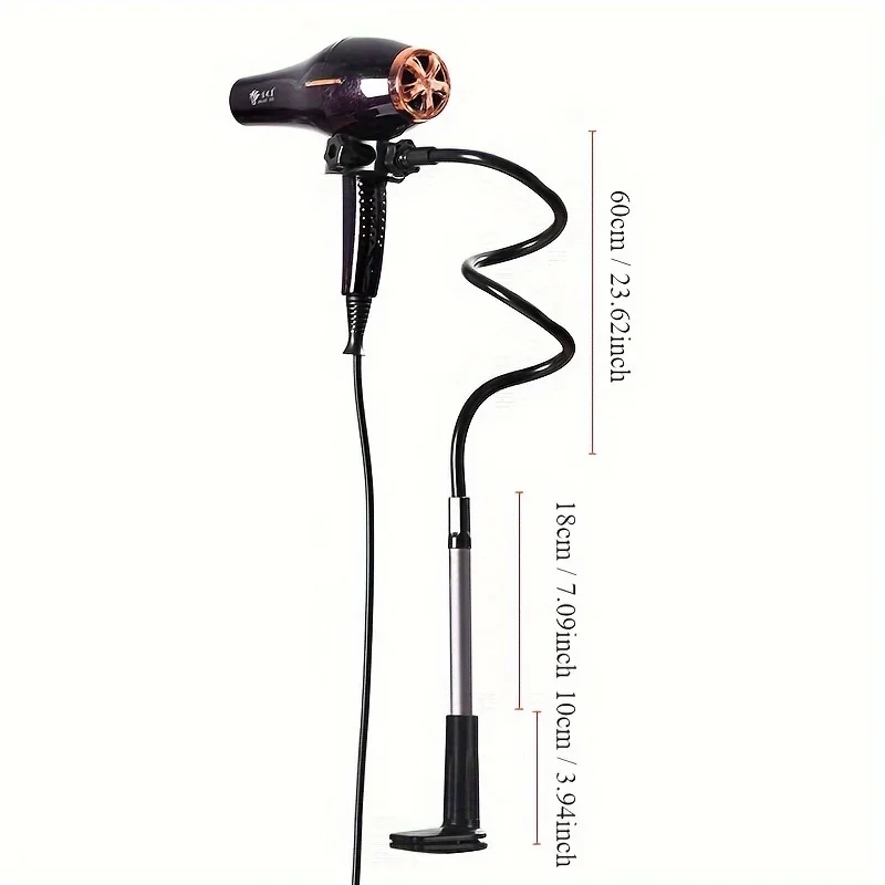 مكتب حامل مجفف شعر ، حامل كسول ، منظم مجفف شعر ، مشبك مكتب دوار s° للحيوانات الأليفة والكلاب والقطط