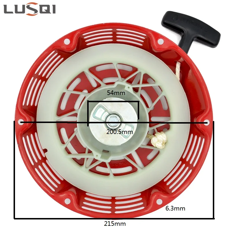 LUSQI 188F Recoil Starter Gasoline Generator Water Pump Engine Repair Parts For Honda 190F 192F GX340 GX390 GX610 GX620