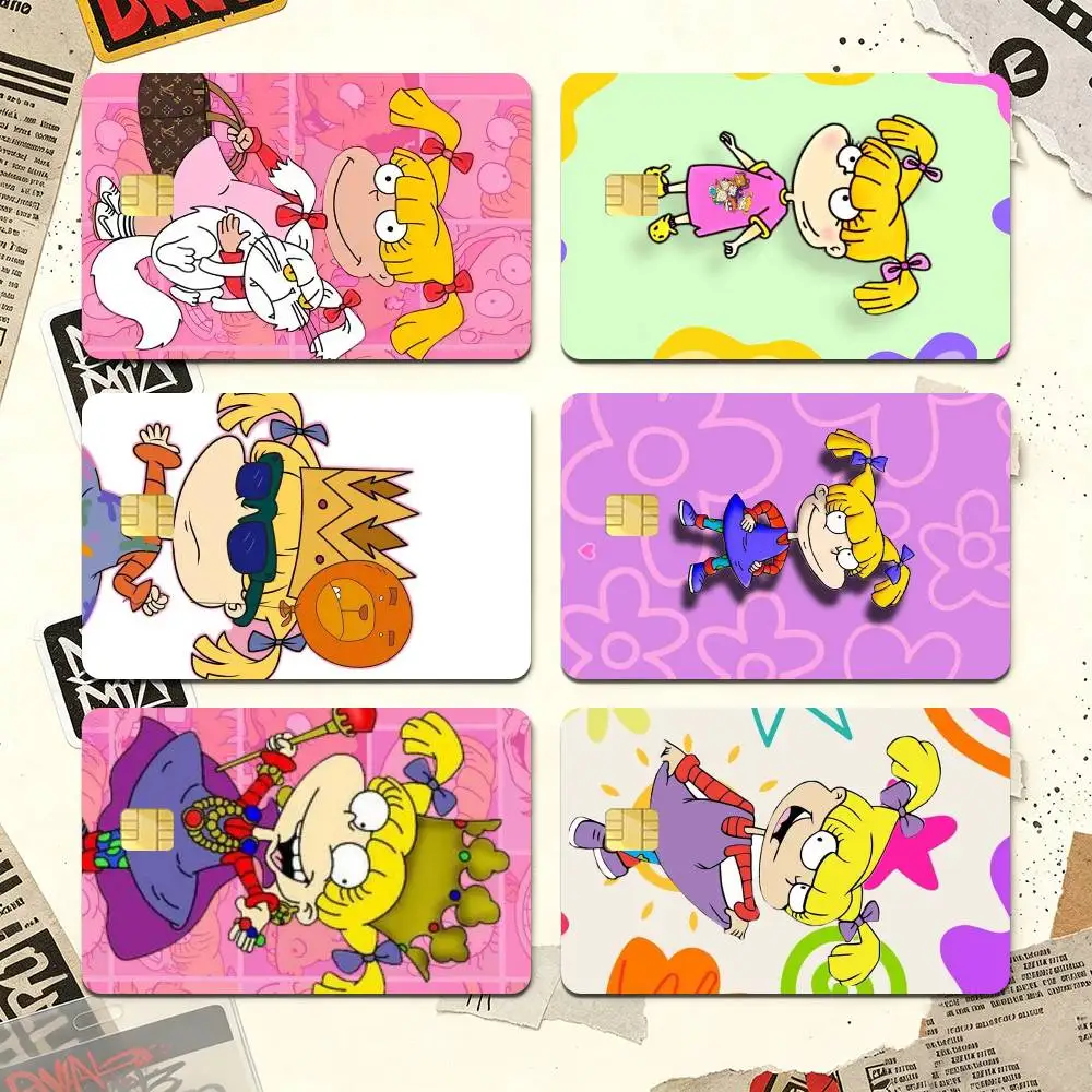 A-Angelica Pickles Rugrats Credit Card HD Stickers Premium matte film effectively prevents fingerprints and daily abrasion.