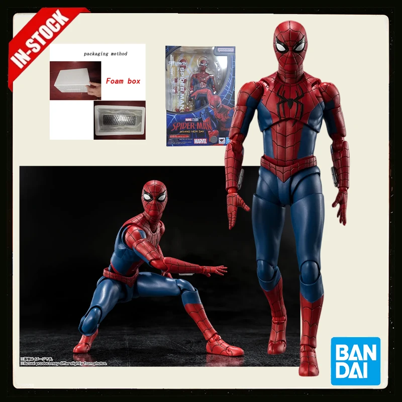 Original Bandai SHFiguarts Spider-Man Brand New Day Marvel Action Figure Model Toy In Stock