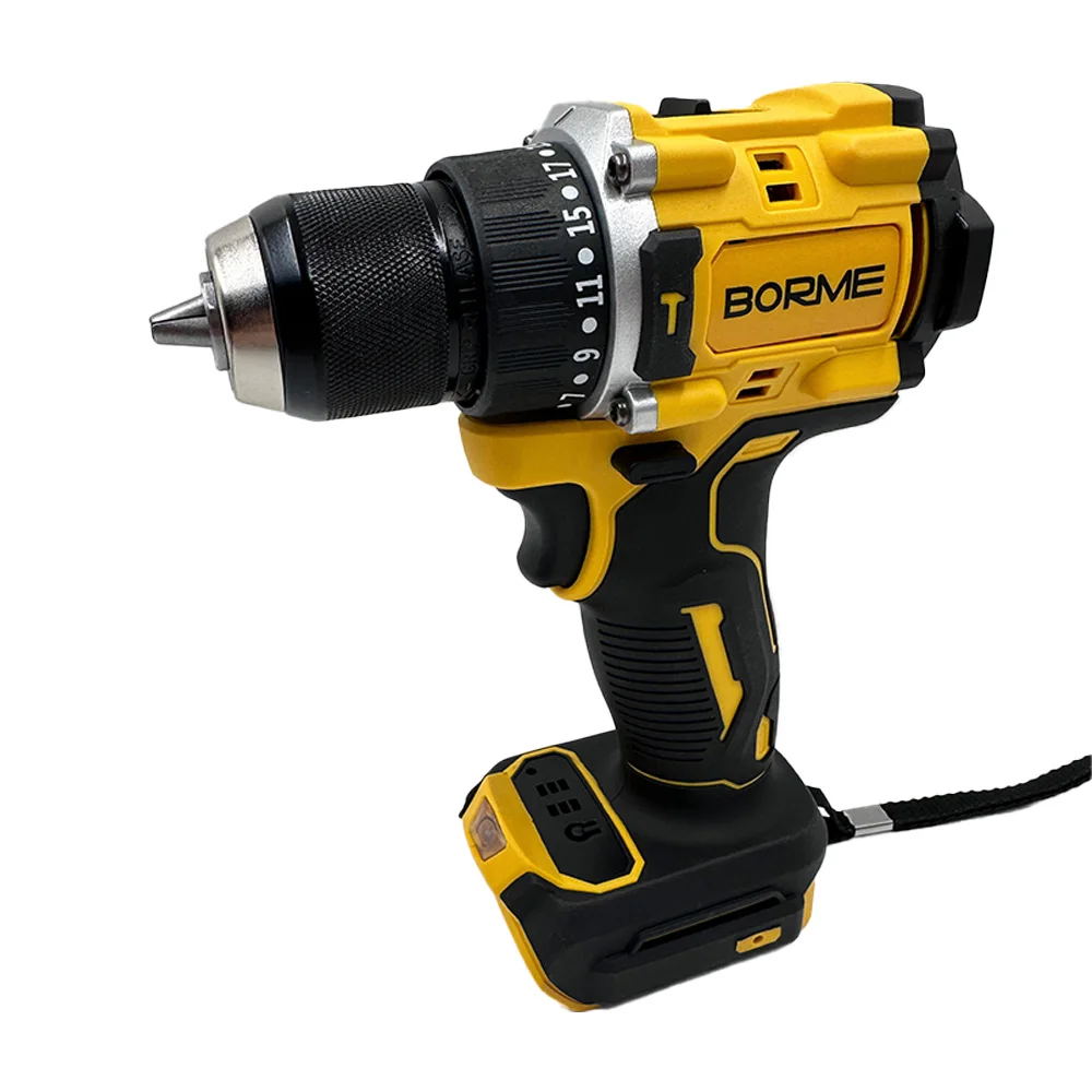 

Brushless Rechargeable Lithium Battery 20V Compact Drill Electric Screwdriver Impact Hand Drill Pistol Drill Tool DCD805