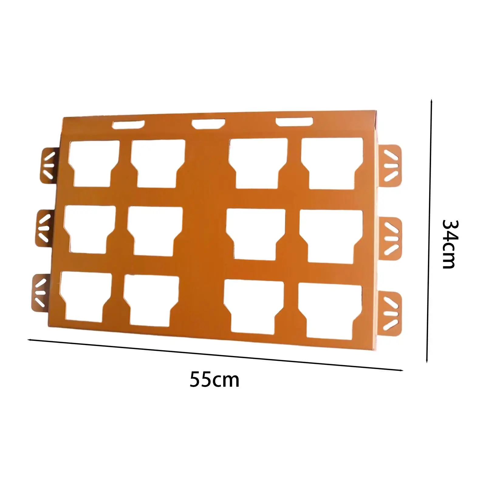 

Heavy Duty Tool Mounting Plate Secure Fixing Bracket Rack Board for Garage Workshop Tool Cabinet