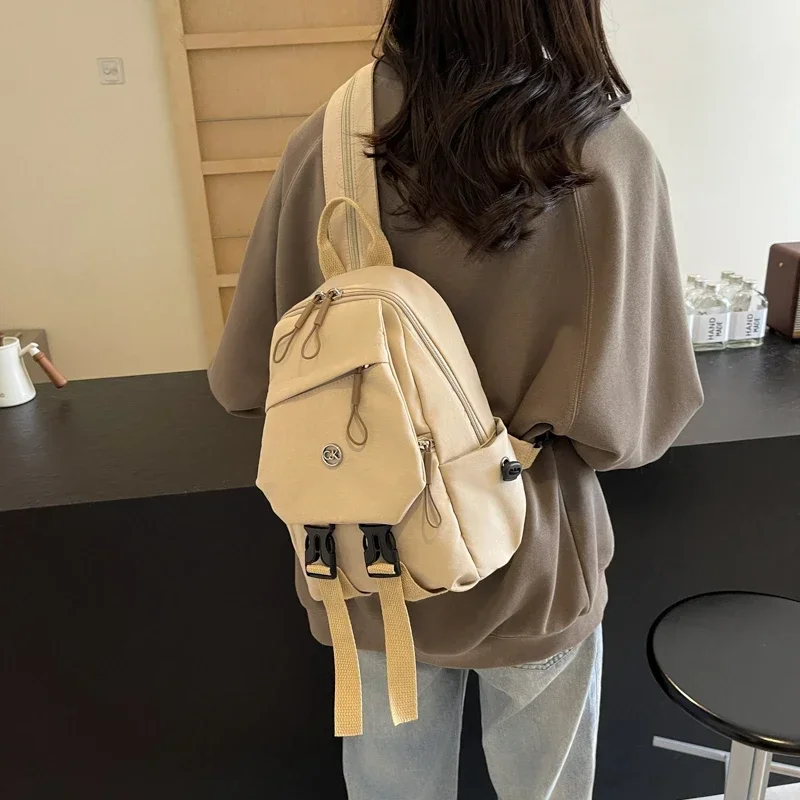 

Lightweight Chest Bag Stylish Crossbody Bag 2024 New Versatile Explosive Backpack Simple and Niche Popular Backpack Rucksack