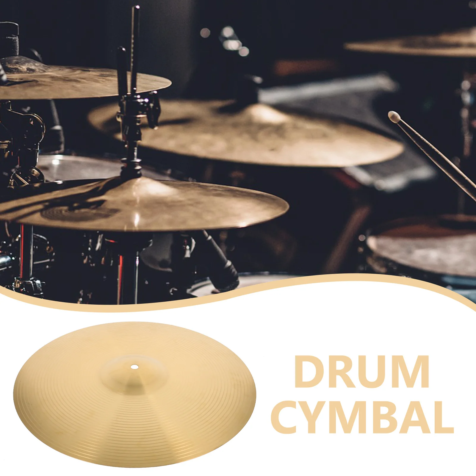 

Practice Drum Crash Cymbal Professional Performance Cymbals Drums Splash Music Instrument