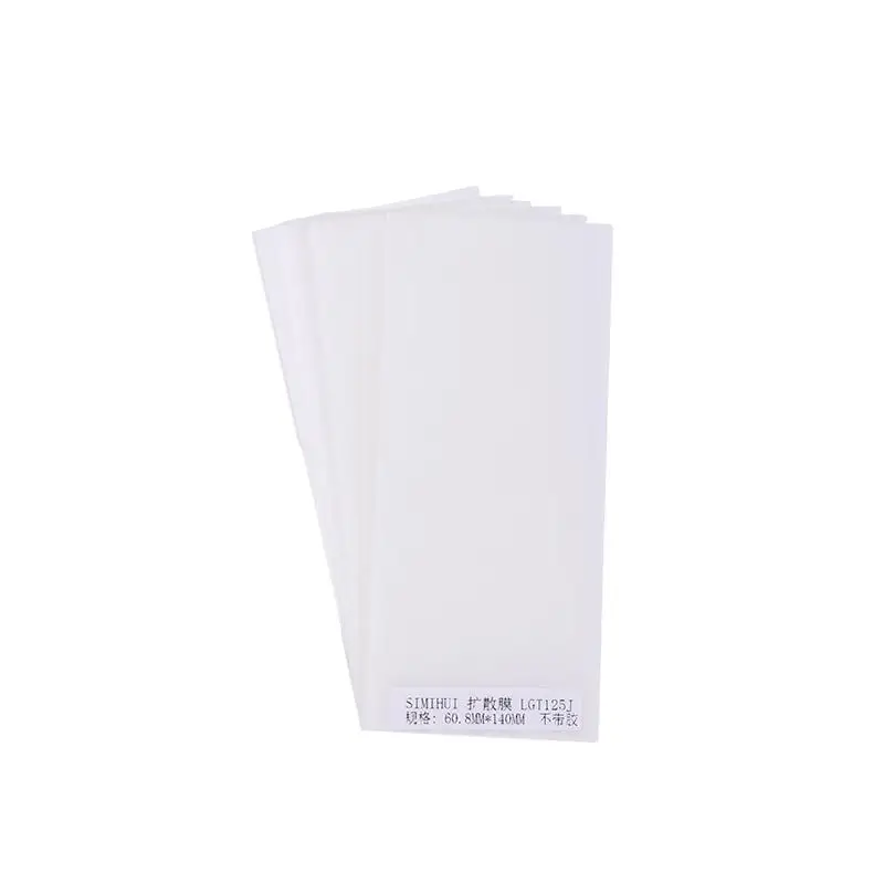 10Pcs/Set Lighting Backlight Homogenizing Film PET Light Guide Sheet Diffusion/Reflective Film Suit LED Light Diffuser Film Box