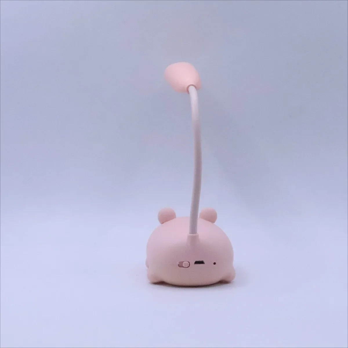 USB Charging LED Small Table Lamps Cute Pet pink bear Mini Night Lights Student Learning Eye Protection Book Lamps Bedside Decor