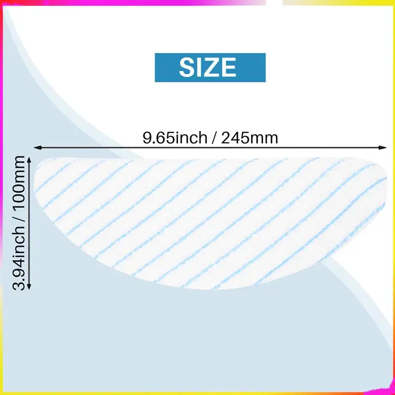 Almohadillas desechables de microfibra para fregar Robot aspirador Ecovacs OZMO T8 / T8 +/ T8 AIVI/ N8/ N8 Pro/ N8 Pro +, 25 uds.