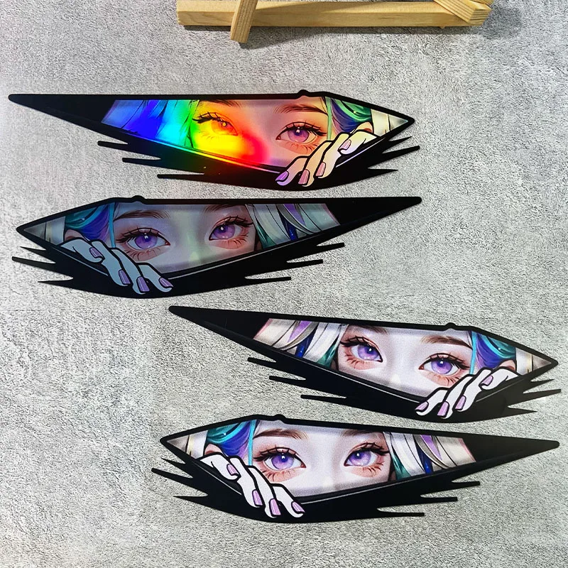 

1Pair Anime Motorcycle Stickers Waterproof for Motorbike Side Panel Fuel Tank Rear Cowl Car Window Electric Scooter Vinyl Decals
