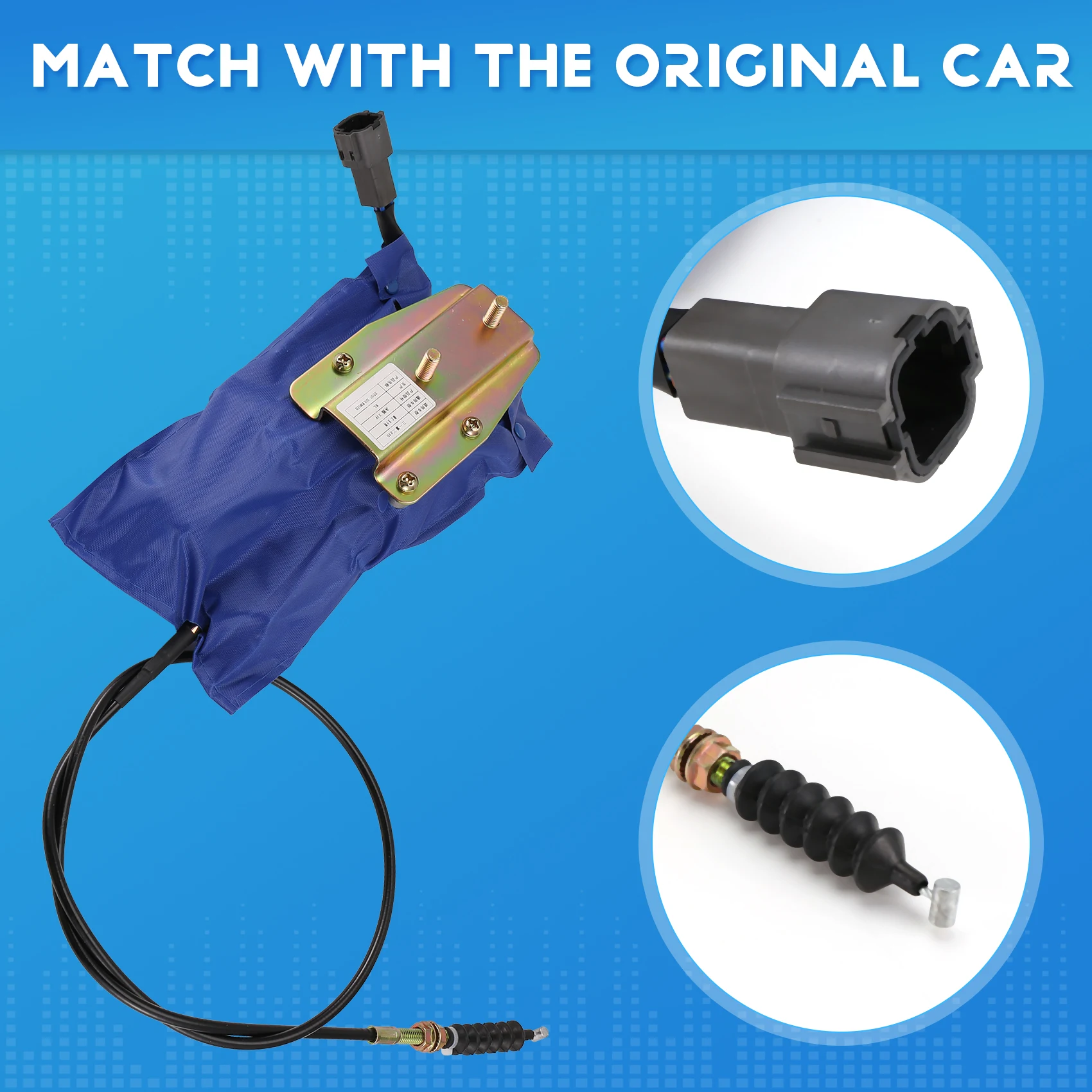 

24V Stop Solenoid Motor Electric Flameout Shut Down Motor Switch 1819002270 For Isuzu 4BG1 6BG1 Engine 181900-2270