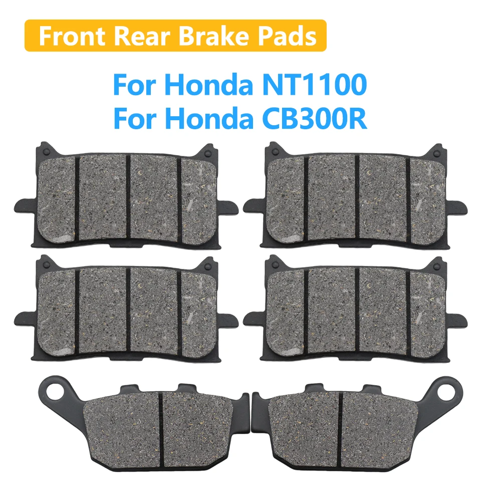 

Front Rear Brake Pads For Honda NT1100 CB300R NT 1100 CB 300R NT-1100 CB-300R Motorcycle Accessories