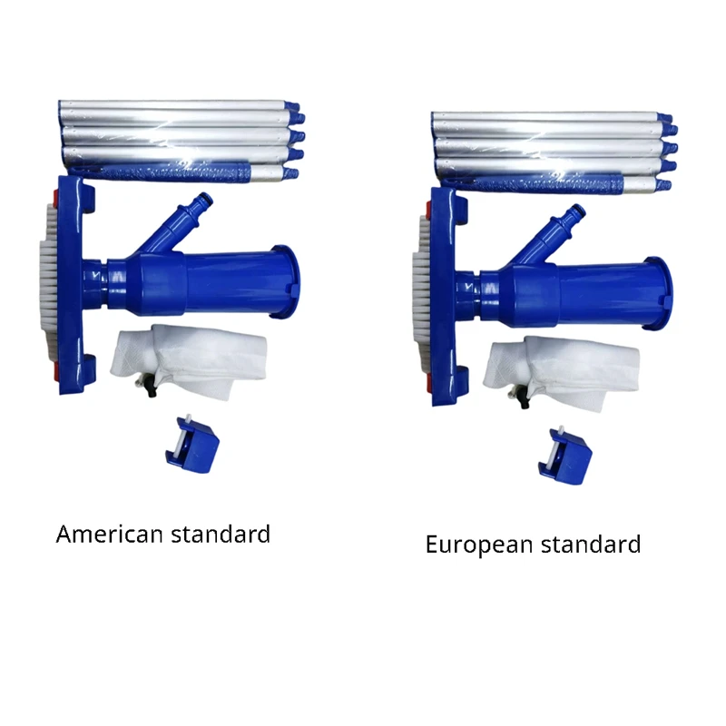 A85I-Pool suministros de limpieza aspiradora con cepillo de limpieza Jet aspiradora cabezal de piscina con varita